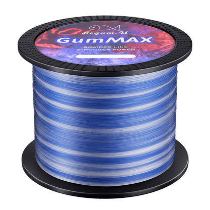 GumMAX 545yds 10-130LB 8X Braided Fishing Line Abrasion Resistant Superline Zero Stretch & Smaller Diameter Confuse & Never Fade in Saltwater and Freshwater