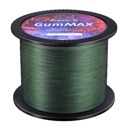 GumMAX 545yds 10-130LB 8X Braided Fishing Line Abrasion Resistant Superline Zero Stretch & Smaller Diameter Confuse & Never Fade in Saltwater and Freshwater