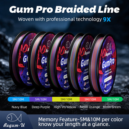 GUMPRO Braided fishing line 10m-color