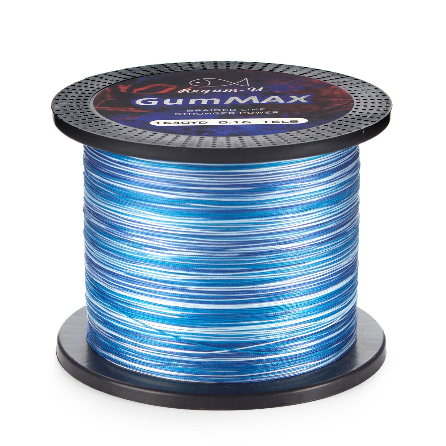 GumMAX 545yds 10-130LB 8X Braided Fishing Line Abrasion Resistant Superline Zero Stretch & Smaller Diameter Confuse & Never Fade in Saltwater and Freshwater