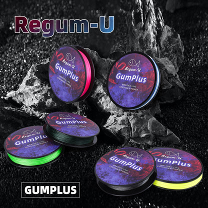 Regum-U Gumplus 8X Stealth Braided Fishing Line 150 Yards / 100 LB Abrasion Resistant Superline Zero Stretch & Smaller Diameter Confuse & Catch Big Fish Better in Saltwater & Freshwater (Yellow)