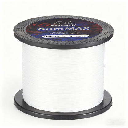 GumMAX 545yds 10-130LB 8X Braided Fishing Line Abrasion Resistant Superline Zero Stretch & Smaller Diameter Confuse & Never Fade in Saltwater and Freshwater