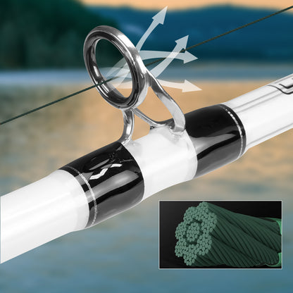 Regum-U Gumplus 8X Stealth Braided Fishing Line 150 Yards / 100 LB Abrasion Resistant Superline Zero Stretch & Smaller Diameter Confuse & Catch Big Fish Better in Saltwater & Freshwater(Blackish Green)