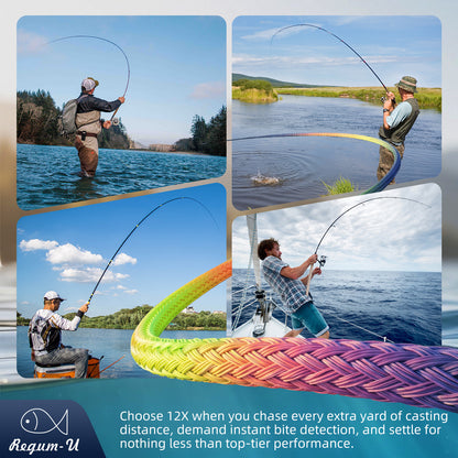 GUMULTRA Braided fishing line 10m-color