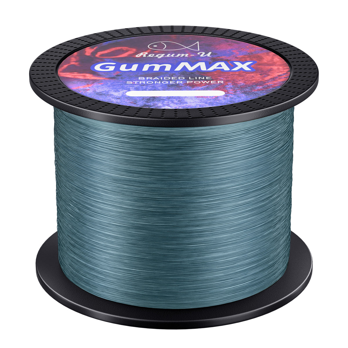 GUMMAX 8X Braided fishing line Lowvis Grey