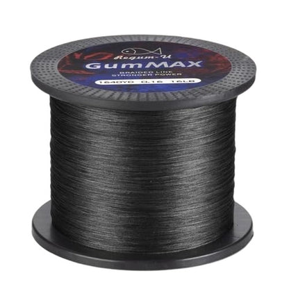 GumMAX 545yds 10-130LB 8X Braided Fishing Line Abrasion Resistant Superline Zero Stretch & Smaller Diameter Confuse & Never Fade in Saltwater and Freshwater